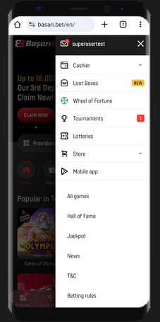 Basaribet güncel giriş Android. 